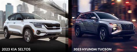 Hyundai Tucson vs Kia Seltos Comparison .